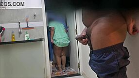 hidden cam catches dick flashing to maid sushmitha blowjob style