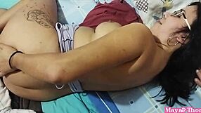 what happens after blasting massive cumshot all over spanish milf maya's huge tits