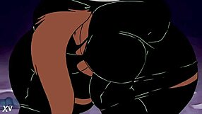 watch this beastly bodybuilder's muscles explode in furry growth frenzy