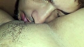 latina milf sucks neighbor's big clit and pussy close up