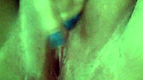 Chubby girl bounces her fat pussy hard in bold play