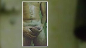 Skinny Brazilian Amateur Takes Steamy Bath and Masturbates Legs Spread Until Explosive Orgasm Cumshot!