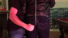 cherry's tight jeans get bold spanking punishment from dominant hand