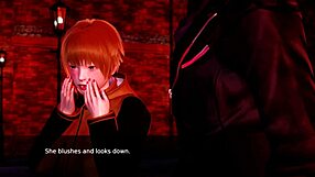 asian girl with small tits plays erotic game on night train in neutral ending tease