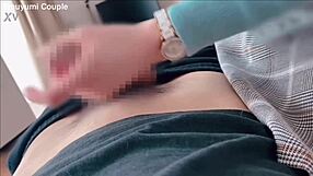 Horny Asian Boss Lady Jerks Huge Cock Then Inserts Into Bald Pussy Orgasmic Sex