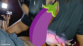 big booty brown girl effortlessly sucks dick dirty talk till cum explosion