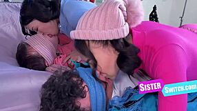 Snowed In Leads to Steamy Stepsister Swap Temptation