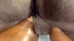 Calabar babe's tight wet pussy stretched by thick black cock