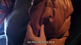 the library girl ditches condom for car creampie ride