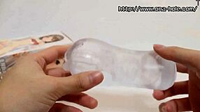 babyfaced newbie teacher hinase-sensei's transparent onahole squeezes tight with no-dimensional grip