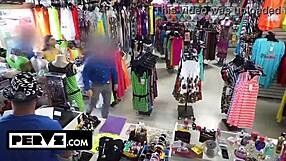 submissive babe rides cock straight from jail sucking perfect tits!