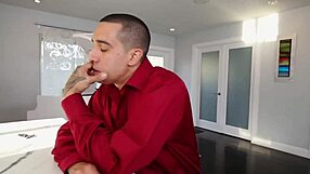 Teen Sucks and Rides Long Cock Filling Mouth and Pussy!