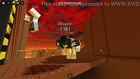 Roblox Futanari Switches to Top for Rough Slut Ride