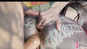 Anal queen anuskatzz crams metal toy in corset ass endures brutal big dick pounding and explosive squirt