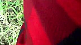 wanna watch this horny teen sneak off for raw bush fuck in the wild?