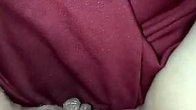 She warms her pissed pussy with hairdryer in toilet fetish play