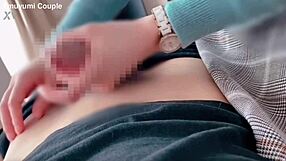 Horny Asian Boss Lady Jerks Huge Cock Then Inserts Into Bald Pussy Orgasmic Sex