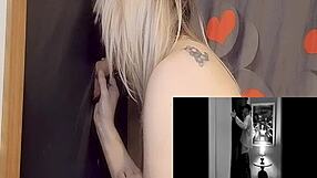 ever tried sucking a stranger's throbbing cock through a gloryhole wall?