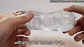 babyfaced newbie teacher hinase-sensei's transparent onahole squeezes tight with no-dimensional grip