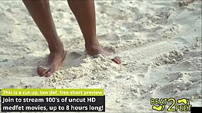 giggles' bare feet tickled sandy on beach backstage beat2feetcom
