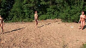 Purefilmstv's four pretty blondes camp out and dive into wet lesbian kissing with toys and orgasms.