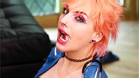 wanna see stepmum show this student how to deepthroat and swallow cum