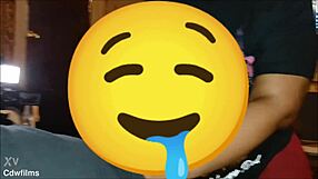 big booty brown girl effortlessly sucks dick dirty talk till cum explosion