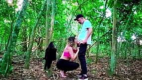 Met Naughty Curvy Blonde Country Girl On Street For Woods Doggystyle