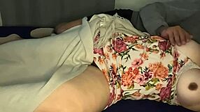 damn madrastra's huge culona ass rides hijastro cock on cornudo's bed