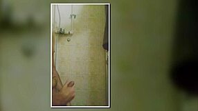 Skinny Brazilian Amateur Takes Steamy Bath and Masturbates Legs Spread Until Explosive Orgasm Cumshot!