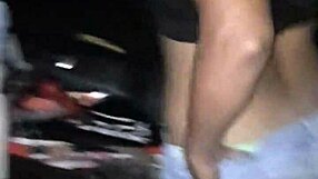 Latina milf pays wild party bet with big ass creampie and outdoor pussy pounding