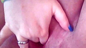 Chubby girl bounces her fat pussy hard in bold play