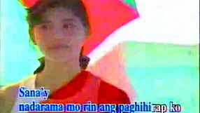 Old Filipina Prisoner Strips Nude Topless In Jail