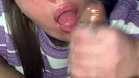 i love deepthroating this thick blonde slut till she feeds me every drop of her hot load