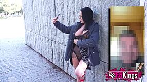 SEXY TEACHER aura rodriguez hunts young cocks online to ride hard in public!