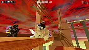 Roblox Futanari Switches to Top for Rough Slut Ride