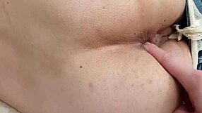 first time young milf's small waist ass fingered and fucked by couple
