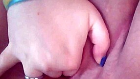 Chubby girl bounces her fat pussy hard in bold play