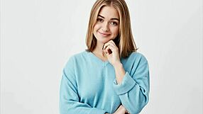 angry blonde femdom mistress facesits humiliates slave licks feet pussy strapon ep1