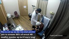 Behind the scenes with Kristen Martinez handcuffed humiliated spreading for new policy