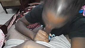 busty ebony stepmom roleplays down low thot sloppy deepthroat on monster cock