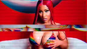 Nicki Minaj's Massive Black Tits and Horny Redhead Milf Body Exposed