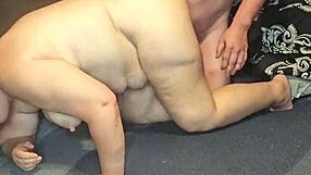 i'm pumping this hot milf doggie style filling her tight pussy with my thick creampie load right now