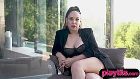 god my fat ass and huge tits bounce stripping by the pool