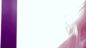 Charming European model deepthroats with erotic passion and glamour