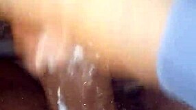 i shot creamy cum all over her outdoors in public