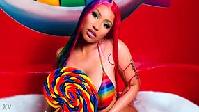 Nicki Minaj's Massive Black Tits and Horny Redhead Milf Body Exposed