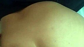 infiel girlfriend's ass filled with creampie by lover's huge cock