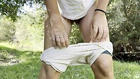 wanna watch this juicy hairy pussy piss public in car pov compilation?