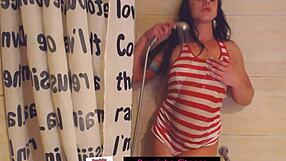 damn my naughty cousin teen tits wet in shower brazilian latina